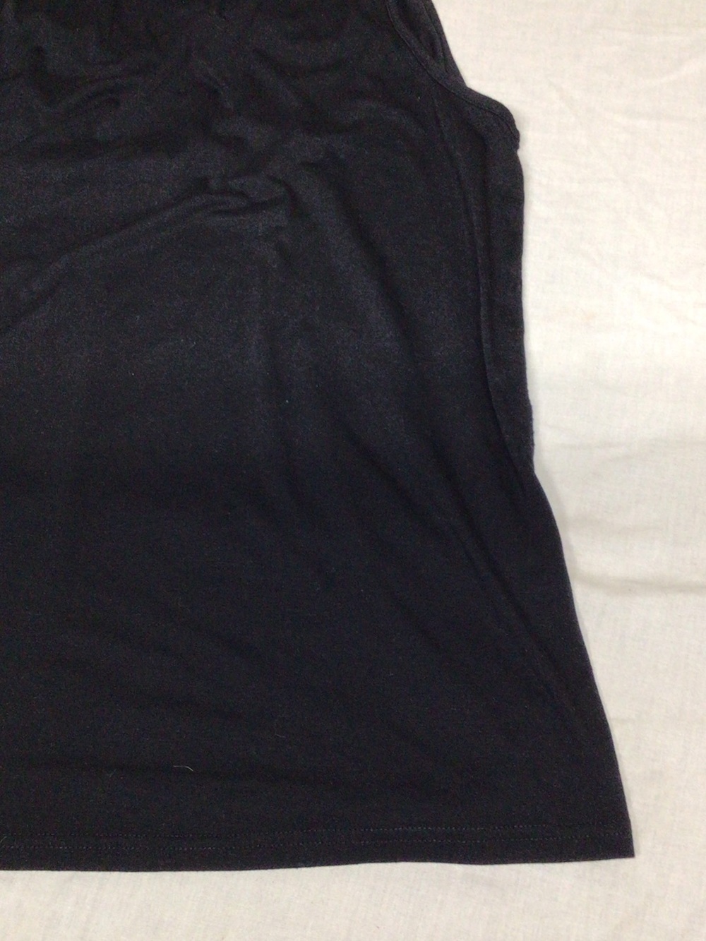 Source Unknown Black Tank Top with Coral and Teal Print - Picture 6 of 9